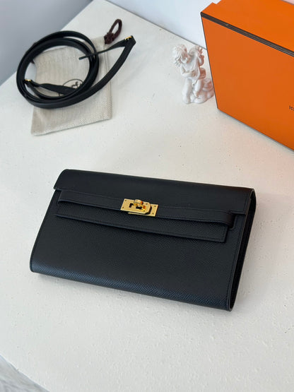 HERMES Kelly to go  - 黑金 Y