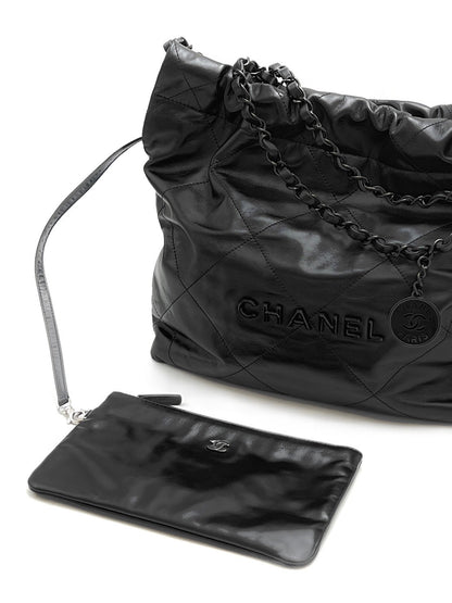 CHANEL 22 Bag - 小號so black