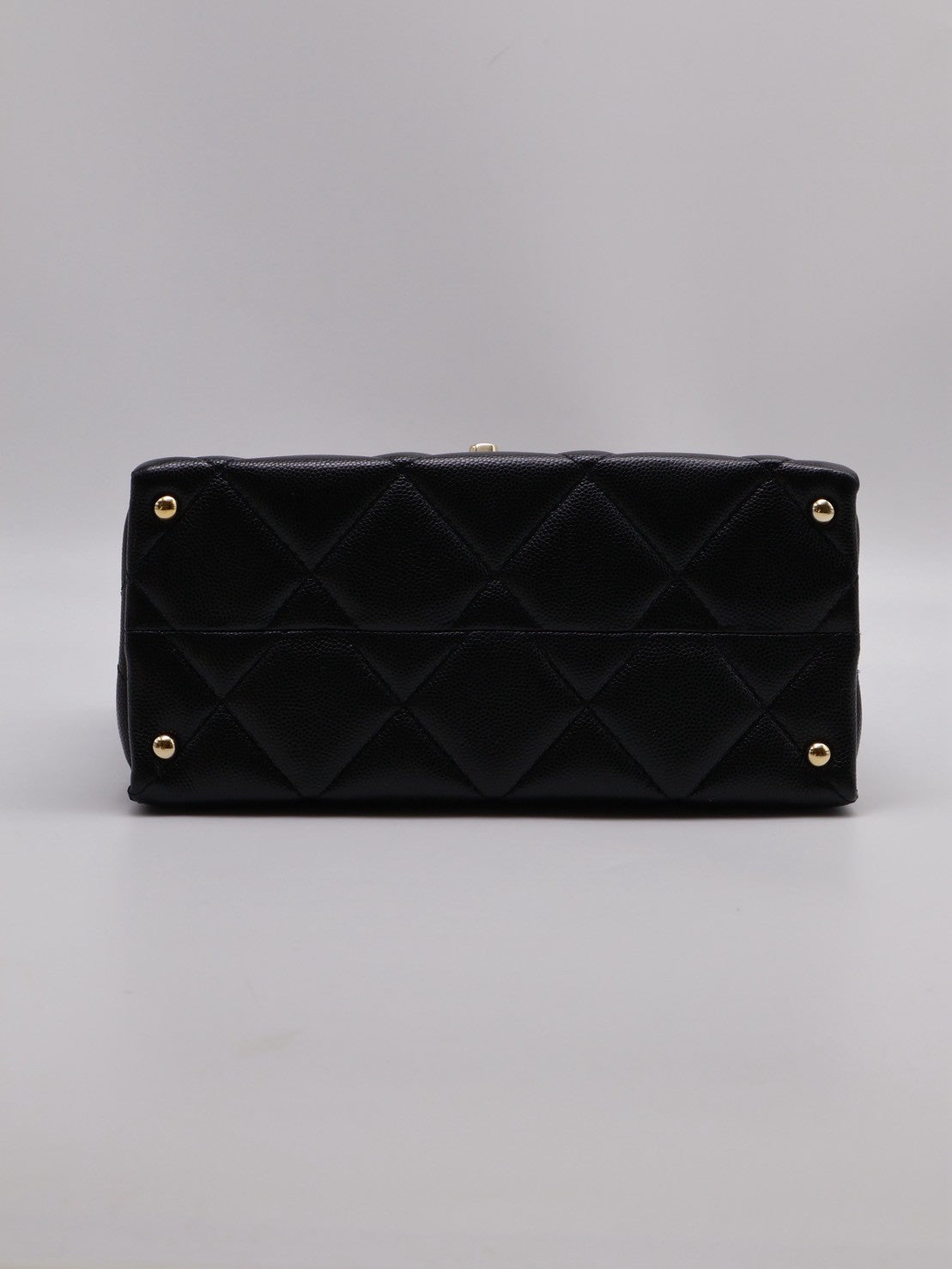 CHANEL 24P Handle bag - 大號黑金