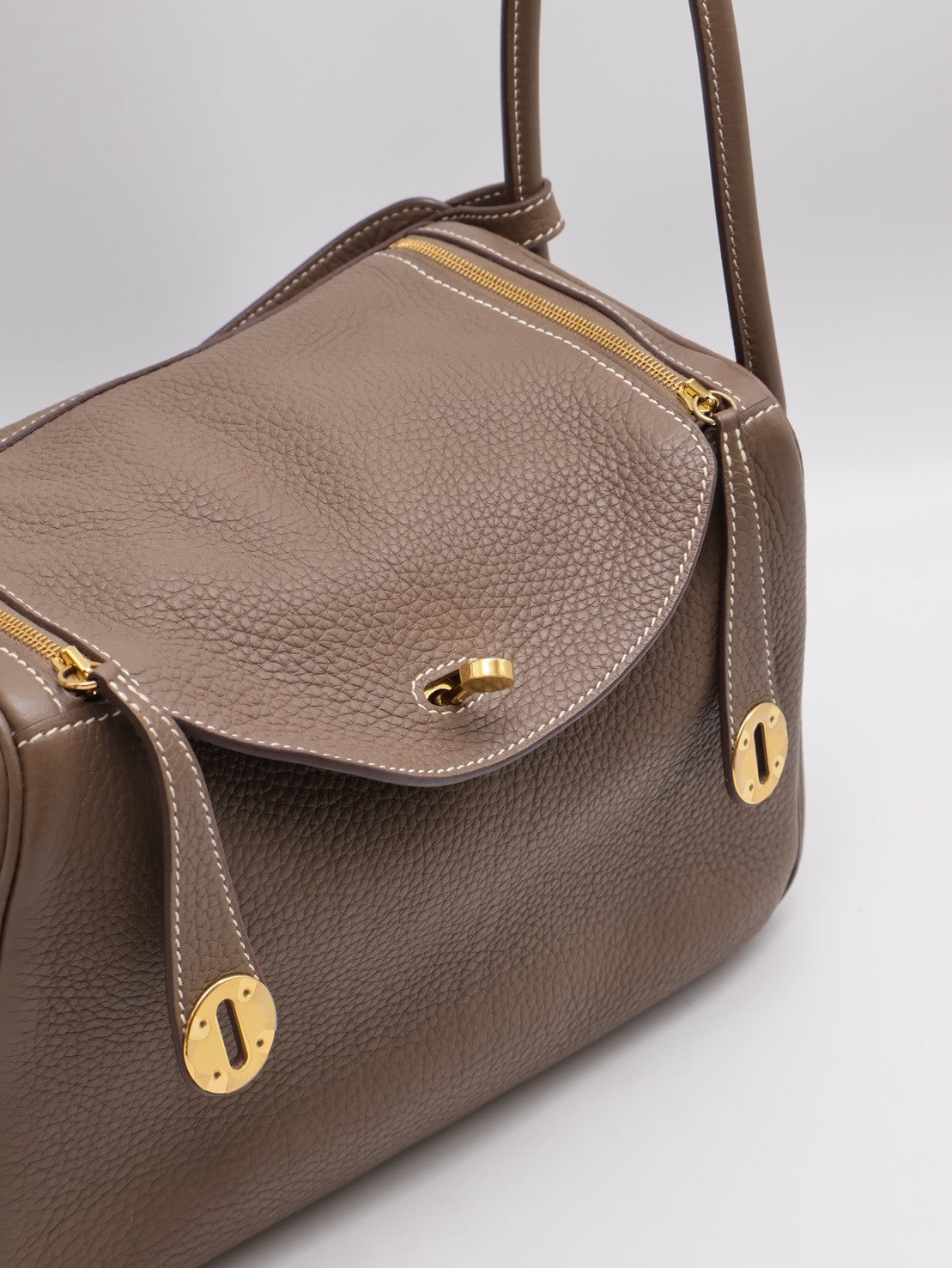 HERMES Lindy 26 - 灰金 Y