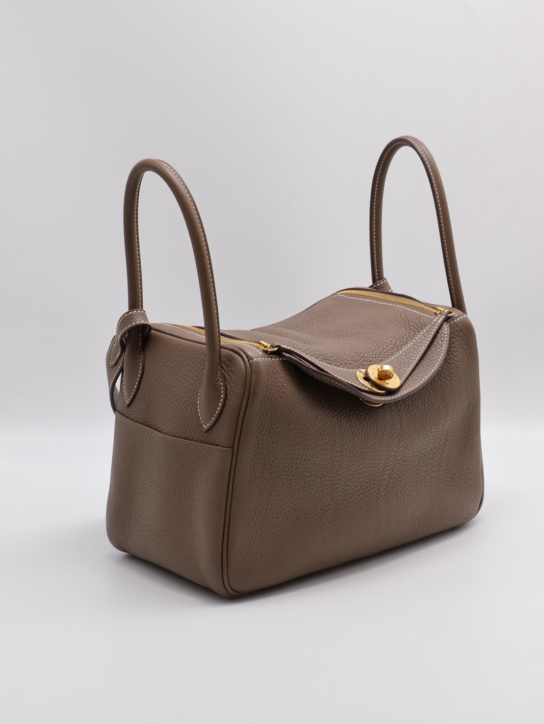 HERMES Lindy 26 - 灰金 Y