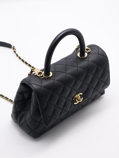 CHANEL Coco handle - 小號黑金