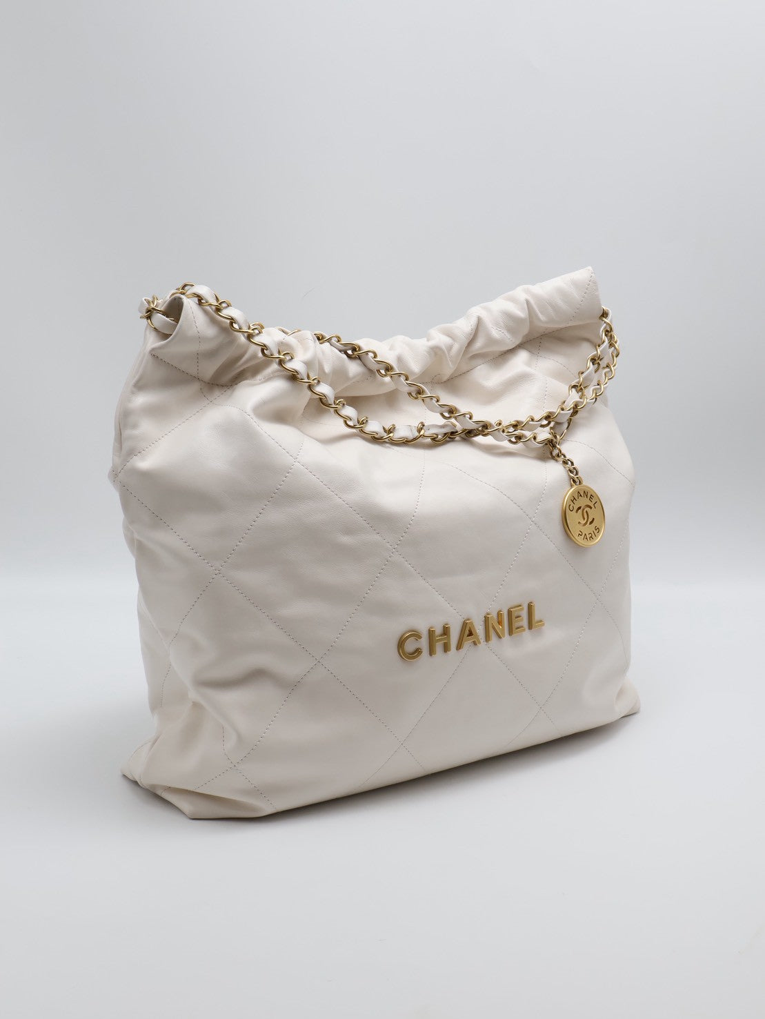 CHANEL 22 Bag - 中號白金