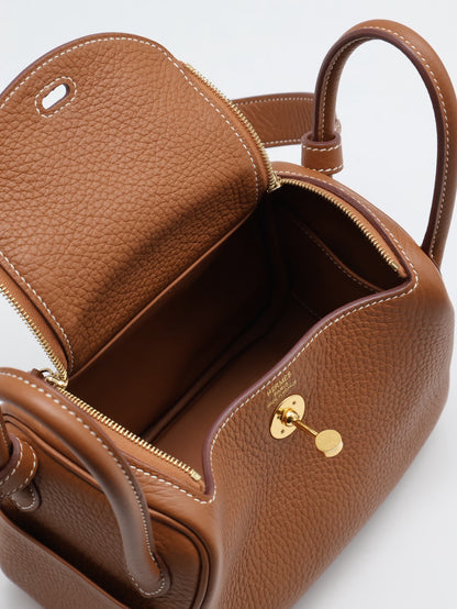 HERMES Mini lindy - 金棕金 B