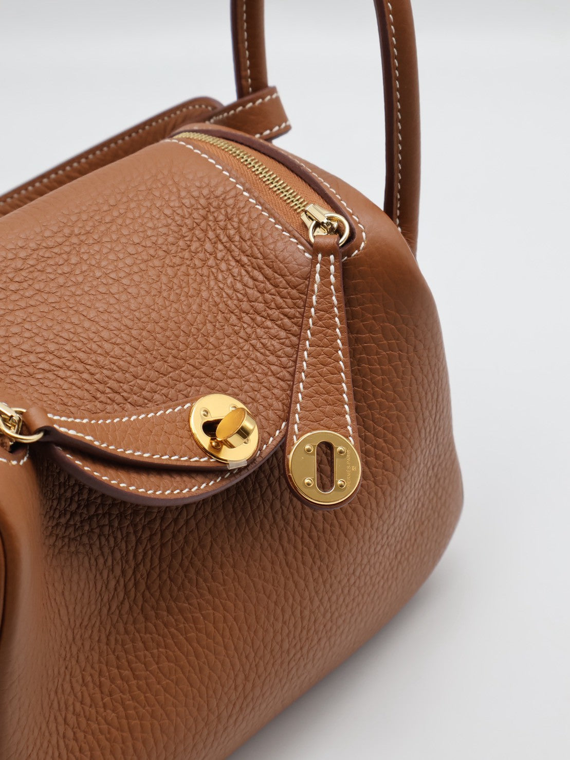 HERMES Mini lindy - 金棕金 B