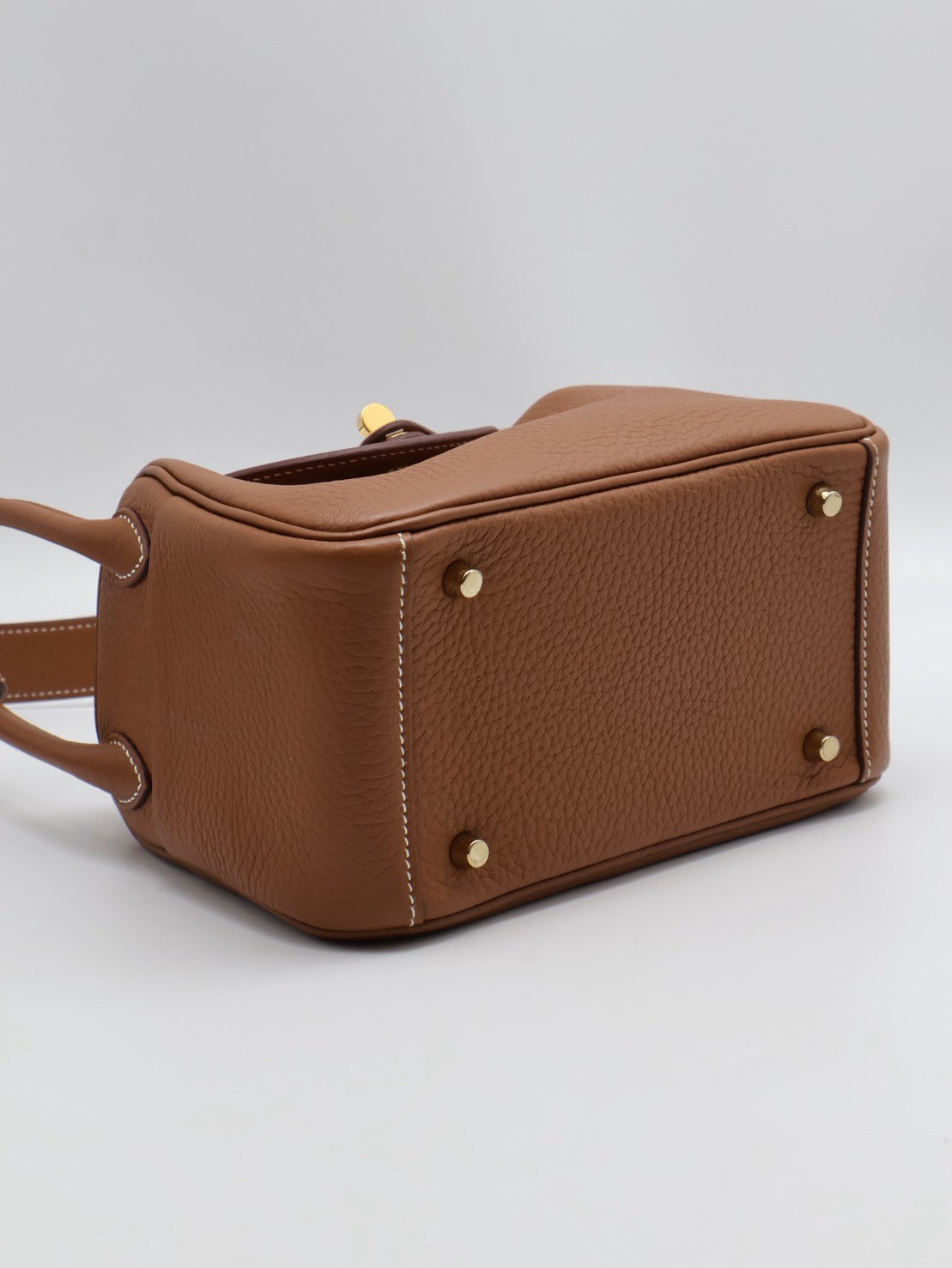 HERMES Mini lindy - 金棕金 B