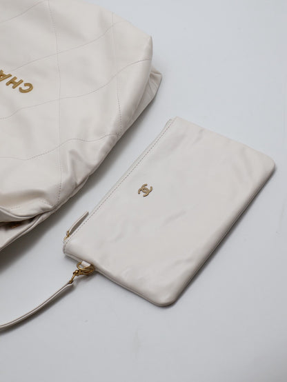 CHANEL 22 Bag - 中號白金