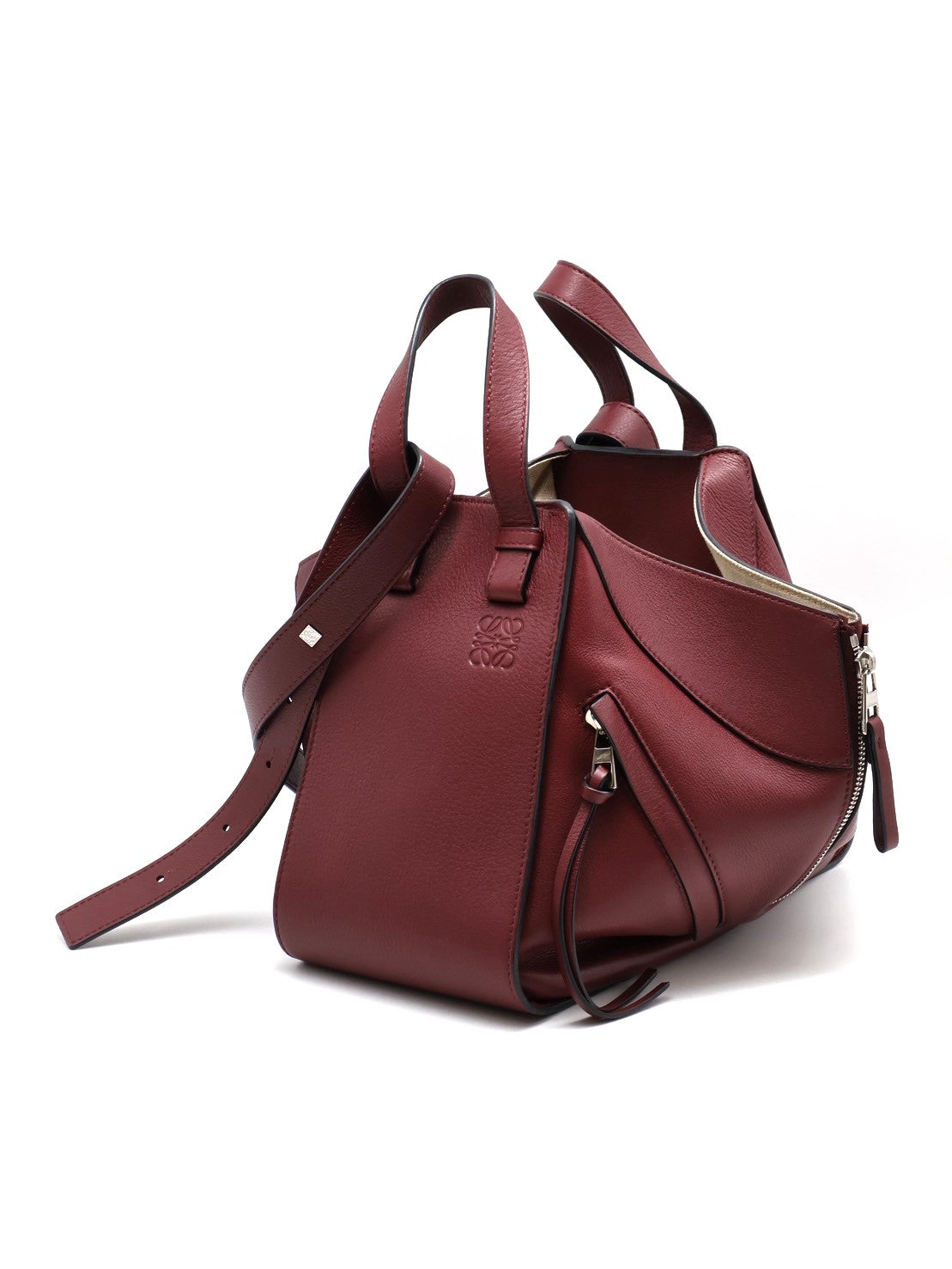 LOEWE Hammock 吊床包 - 小號酒紅