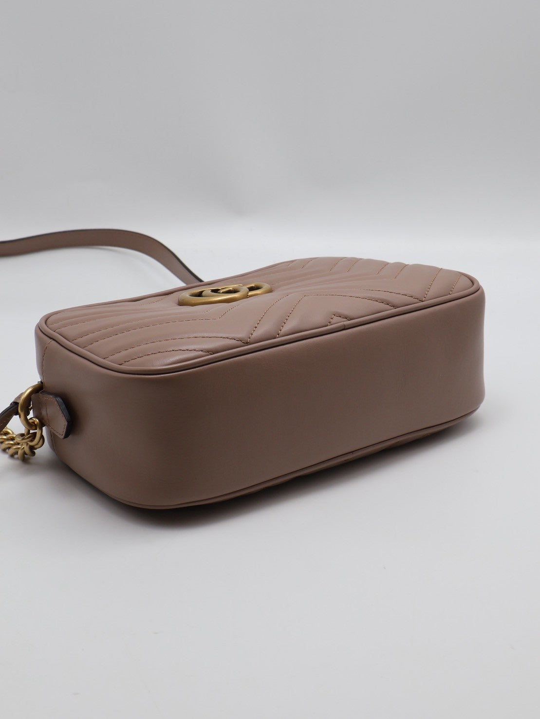 GUCCI Marmont相機包 - 小號藕粉