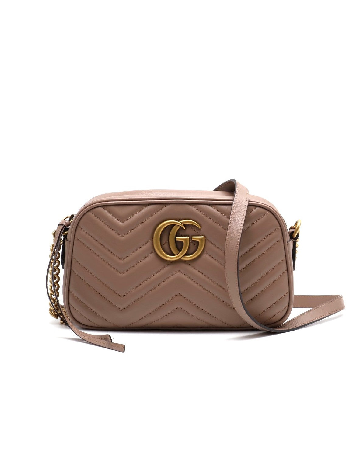 GUCCI Marmont相機包 - 小號藕粉