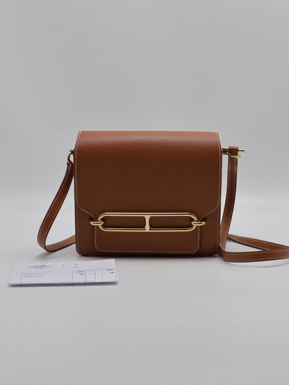 HERMES Mini roulis - 金棕金 Z