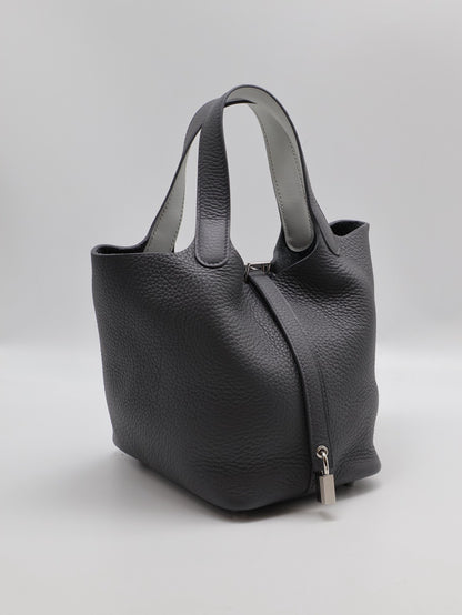 HERMES Picotin 18 - 石板灰/鉑金灰銀 W