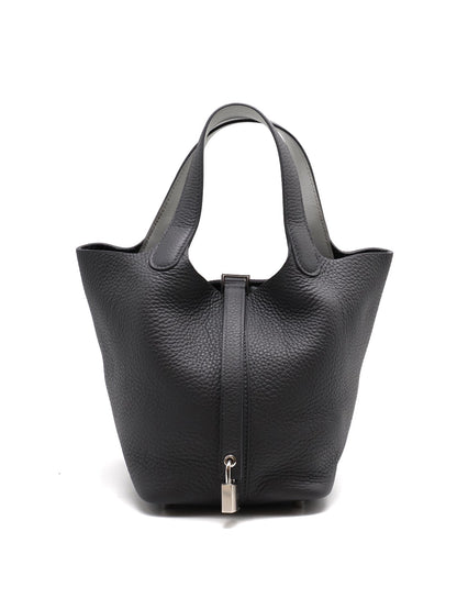 HERMES Picotin 18 - 石板灰/鉑金灰銀 W