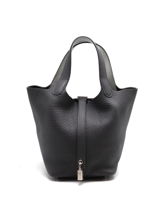 HERMES Picotin 18 - 石板灰/鉑金灰銀 W