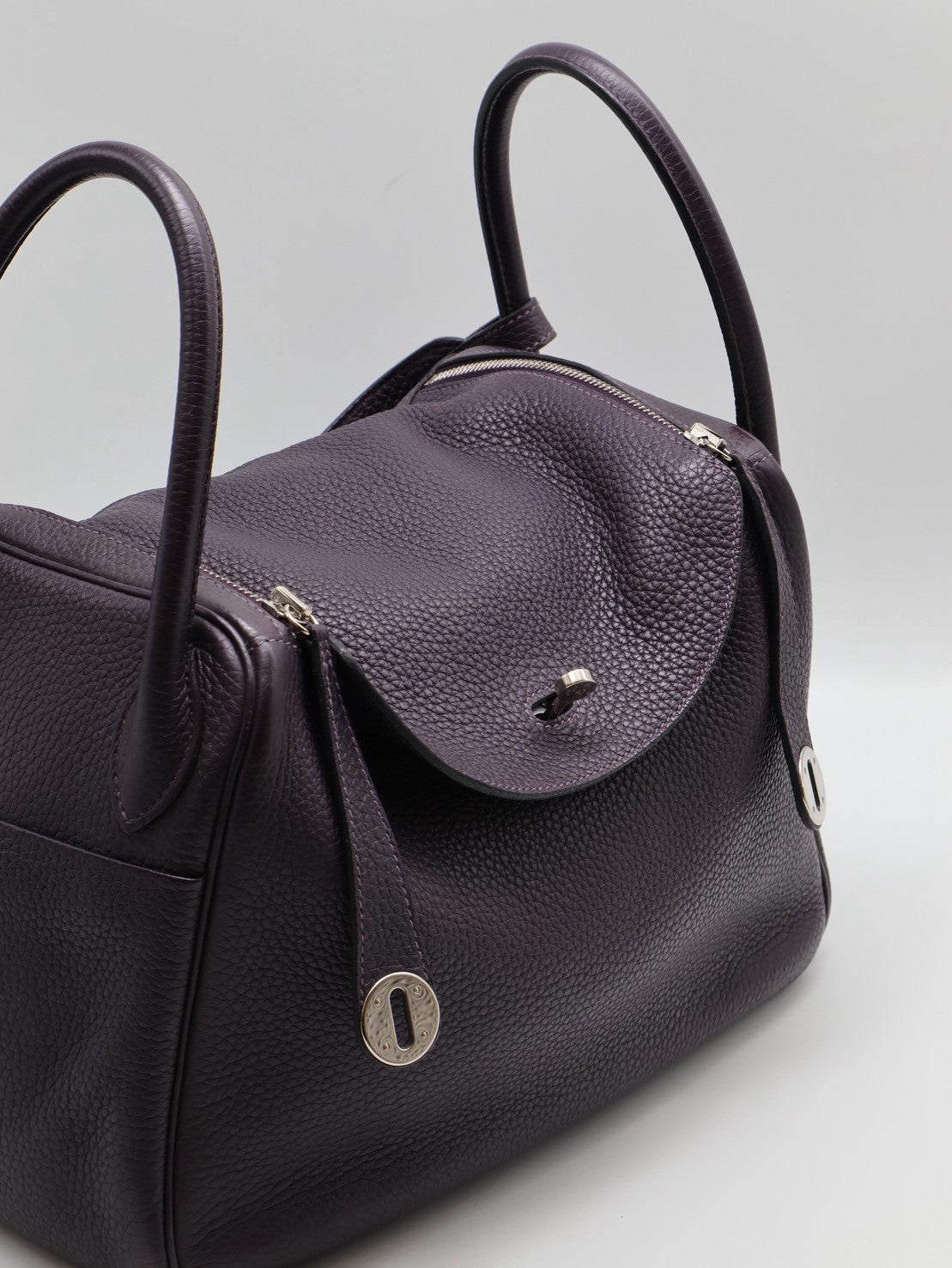 HERMES Lindy 30 - 葡萄紫銀 D