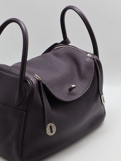 HERMES Lindy 30 - 葡萄紫銀 D