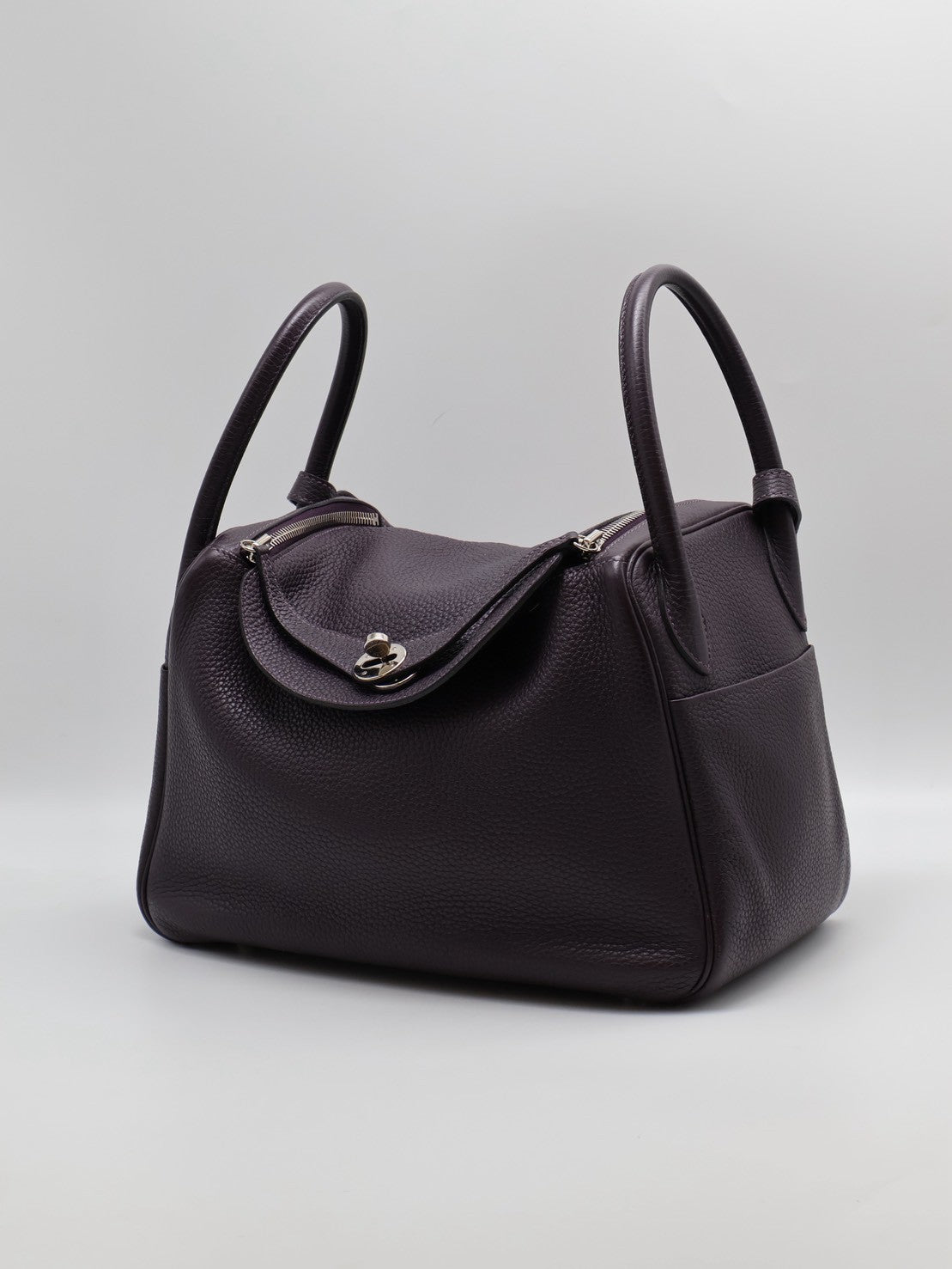 HERMES Lindy 30 - 葡萄紫銀 D