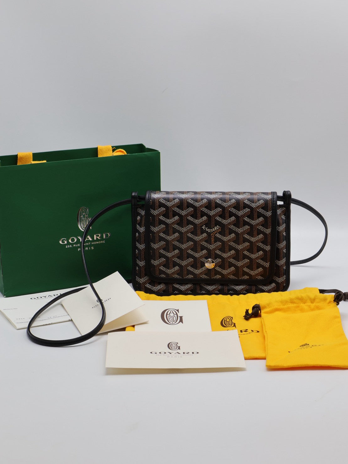 GOYARD Plumet 信封小包 - 黑