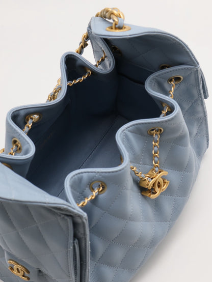 CHANEL 25 Hobo bag - 小號霧霾藍金