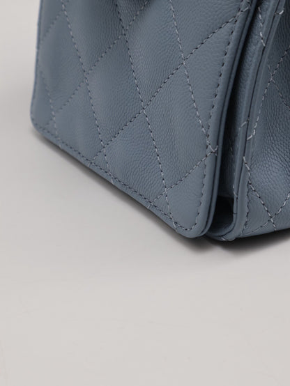 CHANEL 25 Hobo bag - 小號霧霾藍金