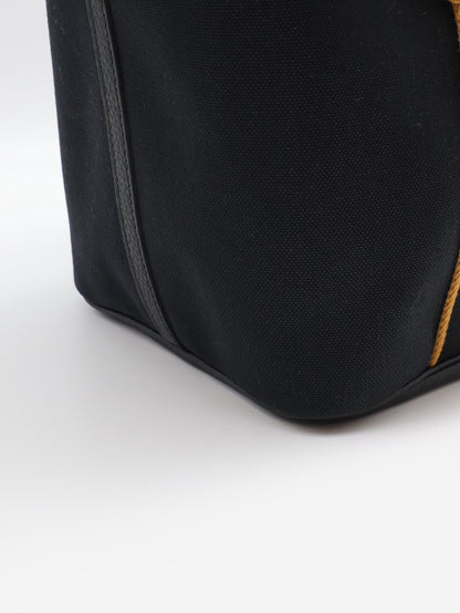 HERMES Pursangle tote - 黑/焦糖 U