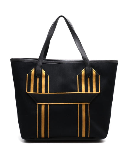 HERMES Pursangle tote - 黑/焦糖 U
