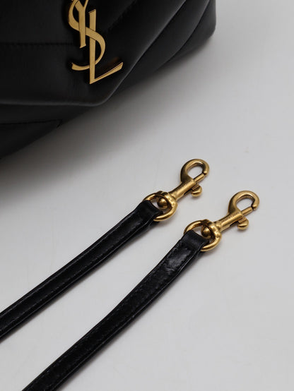 YSL Loulou toy方胖子 - 迷你黑金