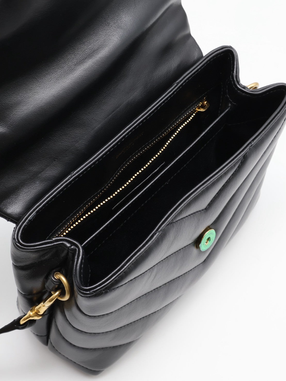 YSL Loulou toy方胖子 - 迷你黑金