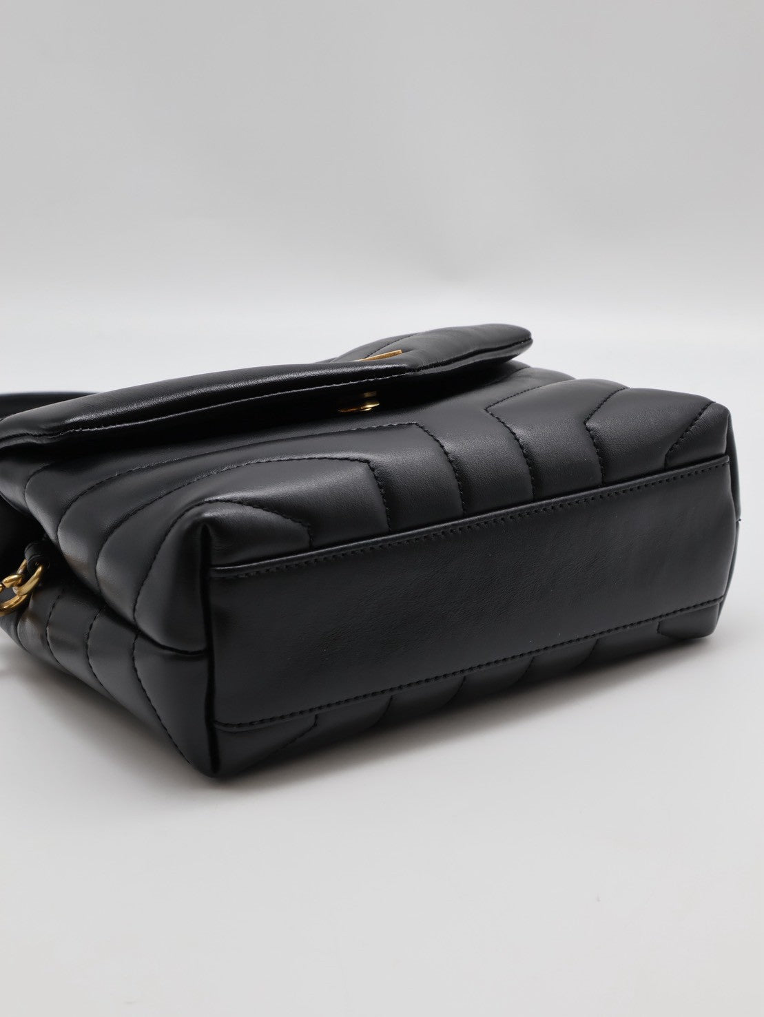 YSL Loulou toy方胖子 - 迷你黑金