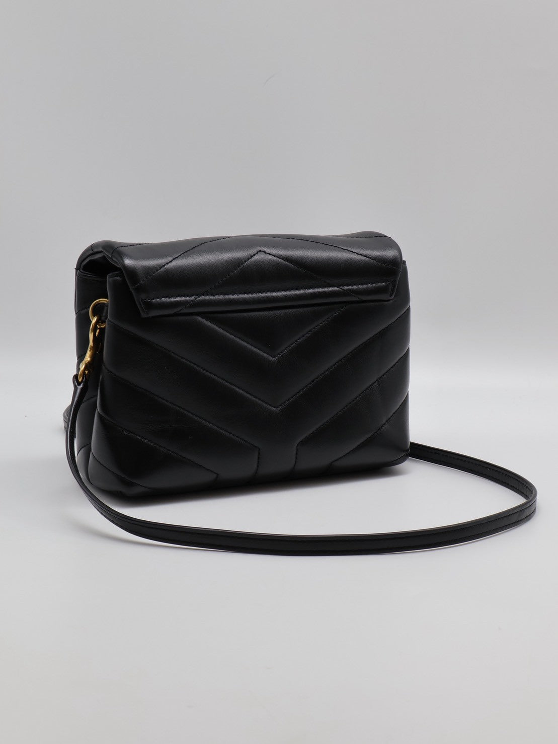 YSL Loulou toy方胖子 - 迷你黑金