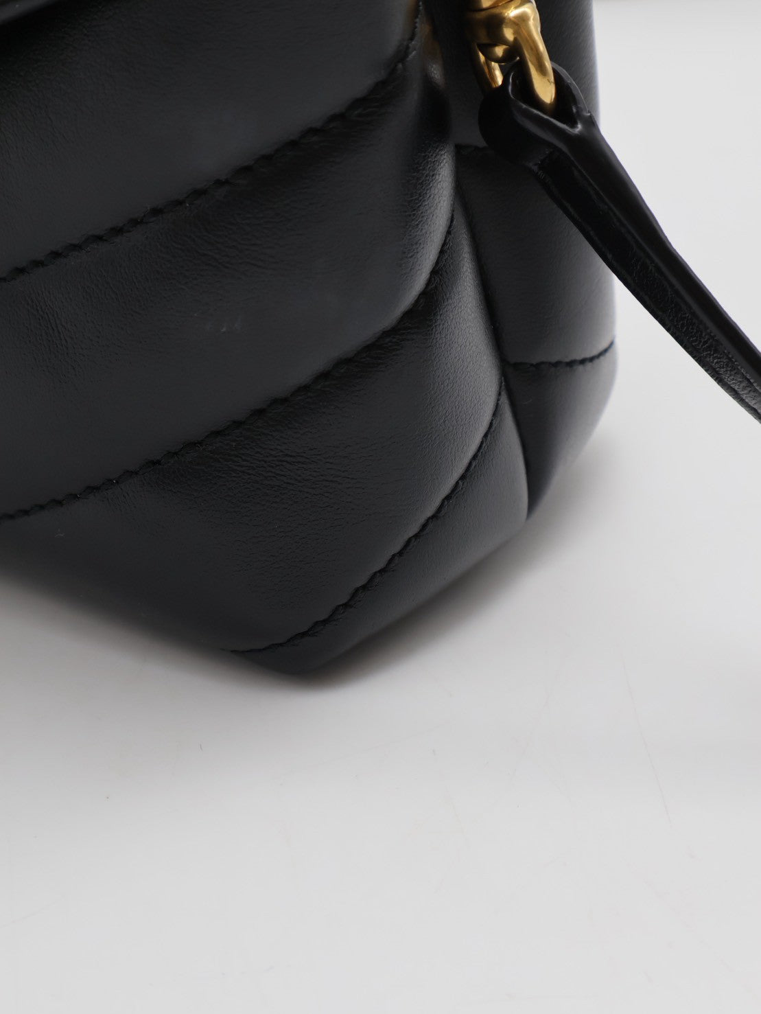 YSL Loulou toy方胖子 - 迷你黑金