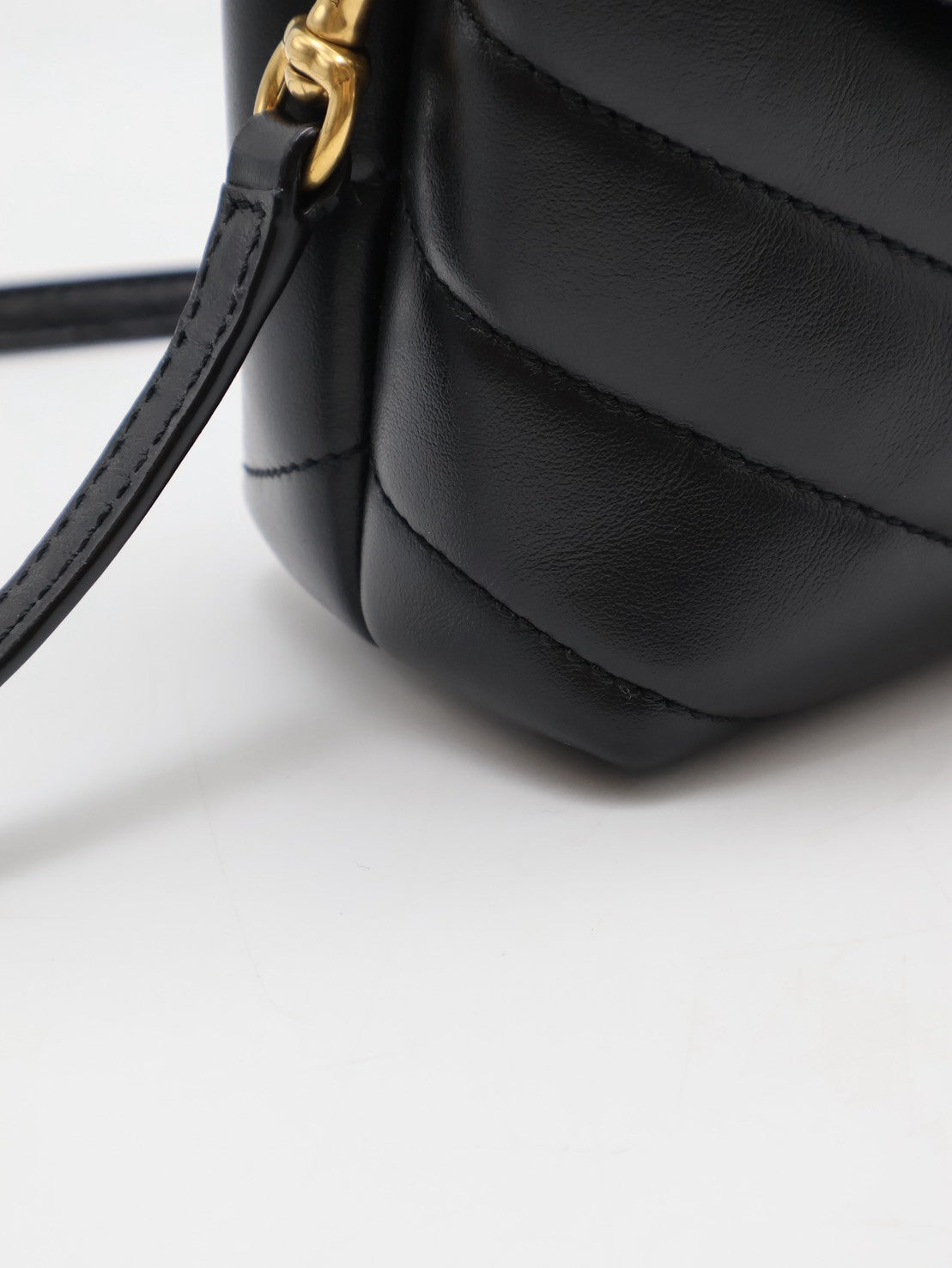 YSL Loulou toy方胖子 - 迷你黑金