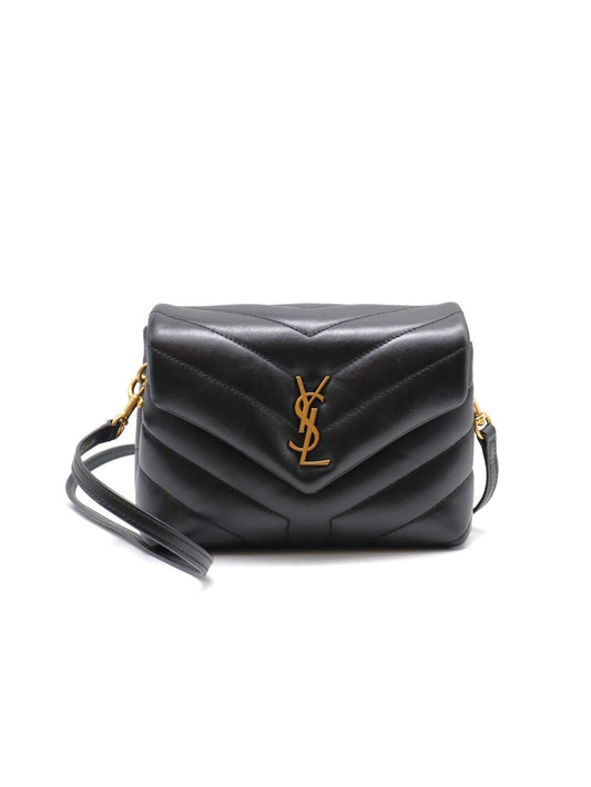 YSL Loulou toy方胖子 - 迷你黑金