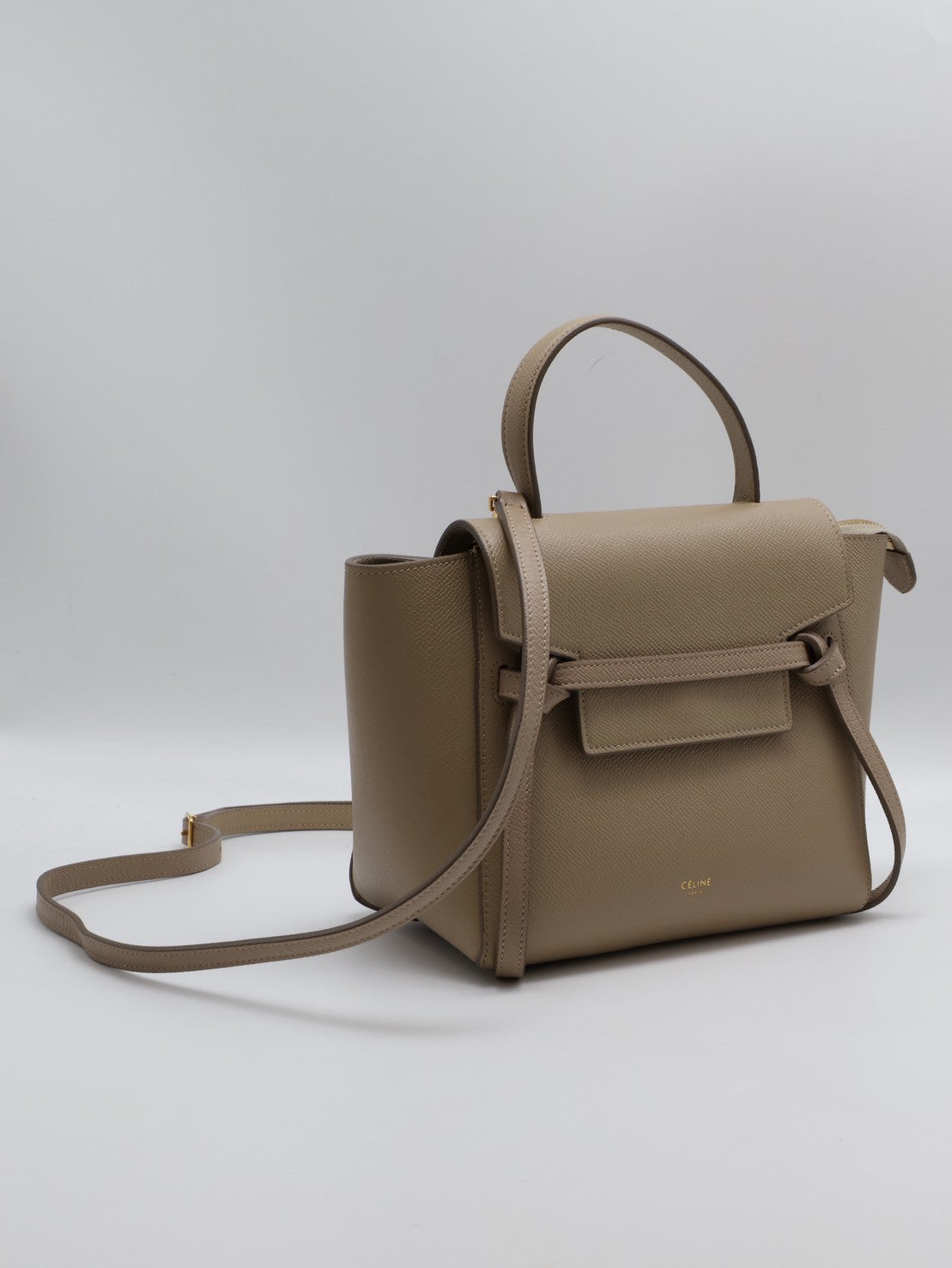 CELINE Belt 鯰魚包 - nano奶茶