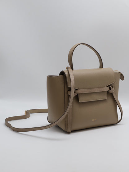 CELINE Belt 鯰魚包 - nano奶茶