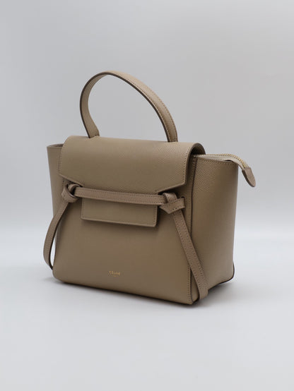 CELINE Belt 鯰魚包 - nano奶茶