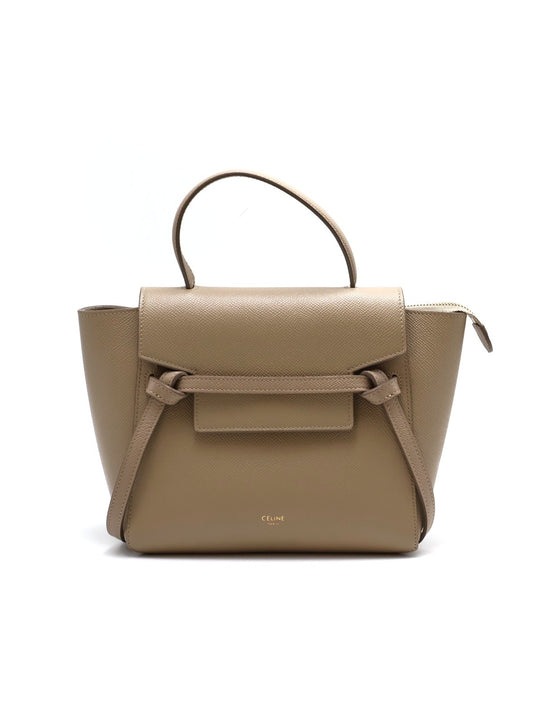 CELINE Belt 鯰魚包 - nano奶茶