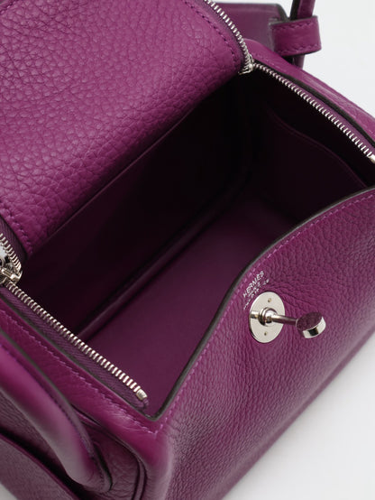 HERMES Mini lindy - 海葵紫銀 U