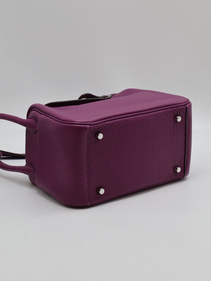 HERMES Mini lindy - 海葵紫銀 U