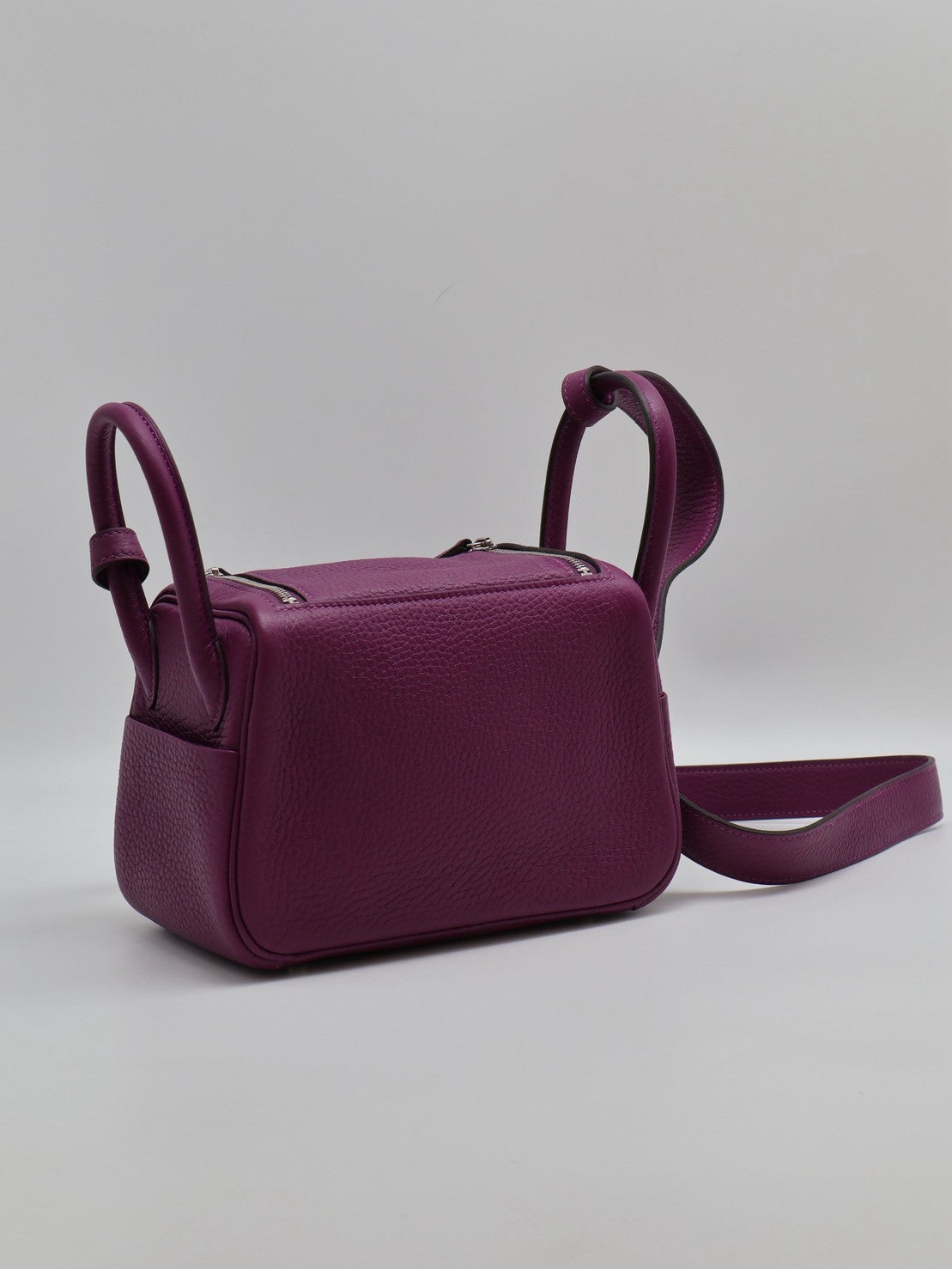 HERMES Mini lindy - 海葵紫銀 U