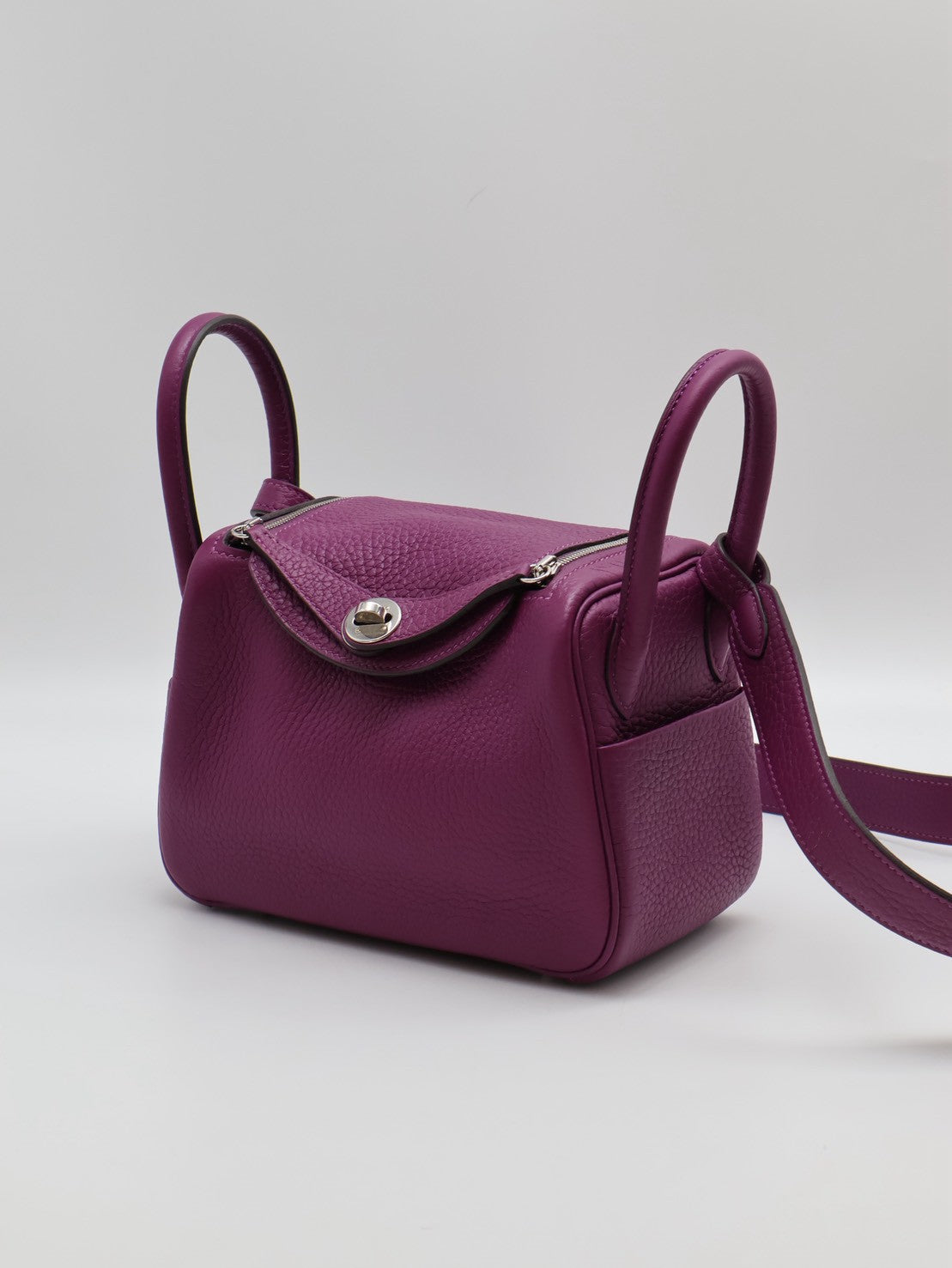 HERMES Mini lindy - 海葵紫銀 U