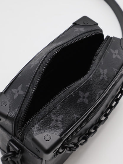 LOUIS VUITTON Mini Soft Trunk - 灰老花