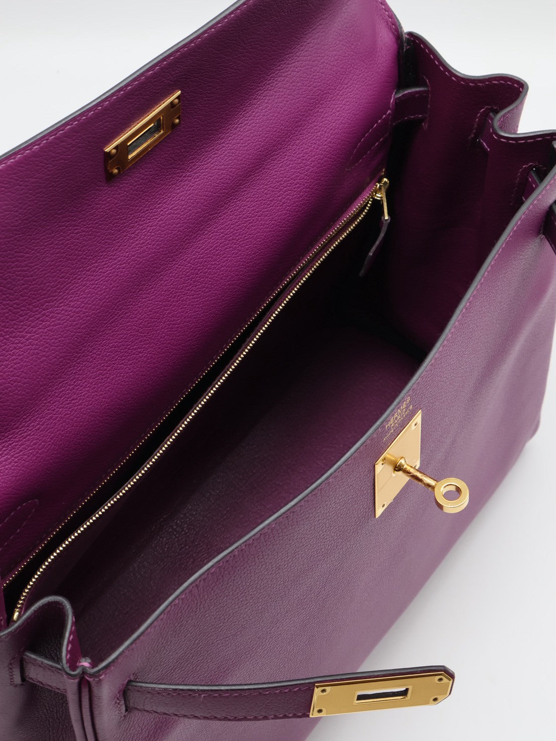 HERMES Kelly 32 - 海葵紫金 Y