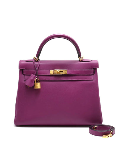 HERMES Kelly 32 - 海葵紫金 Y