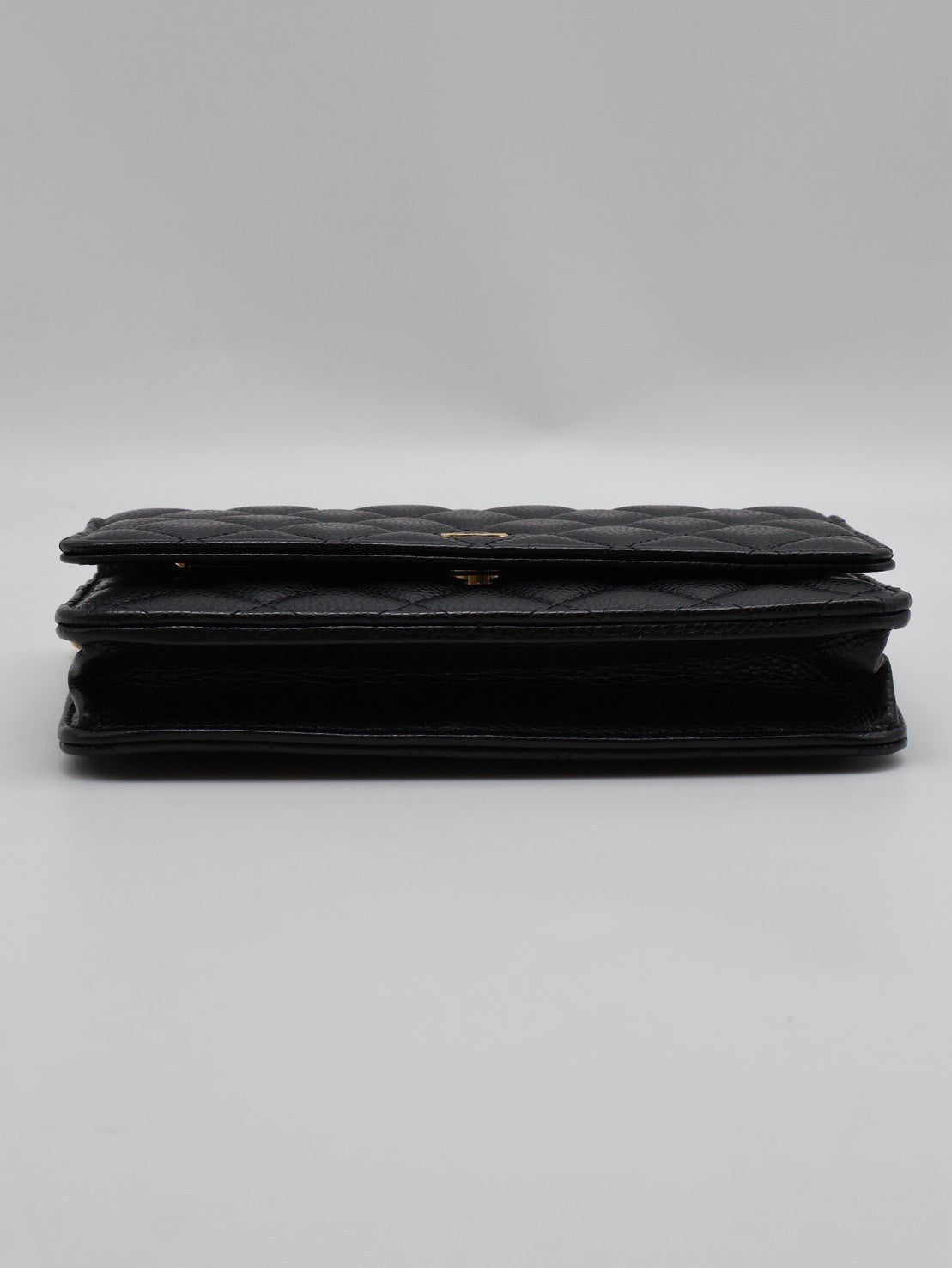 CHANEL 經典粒面牛皮WOC - 黑金