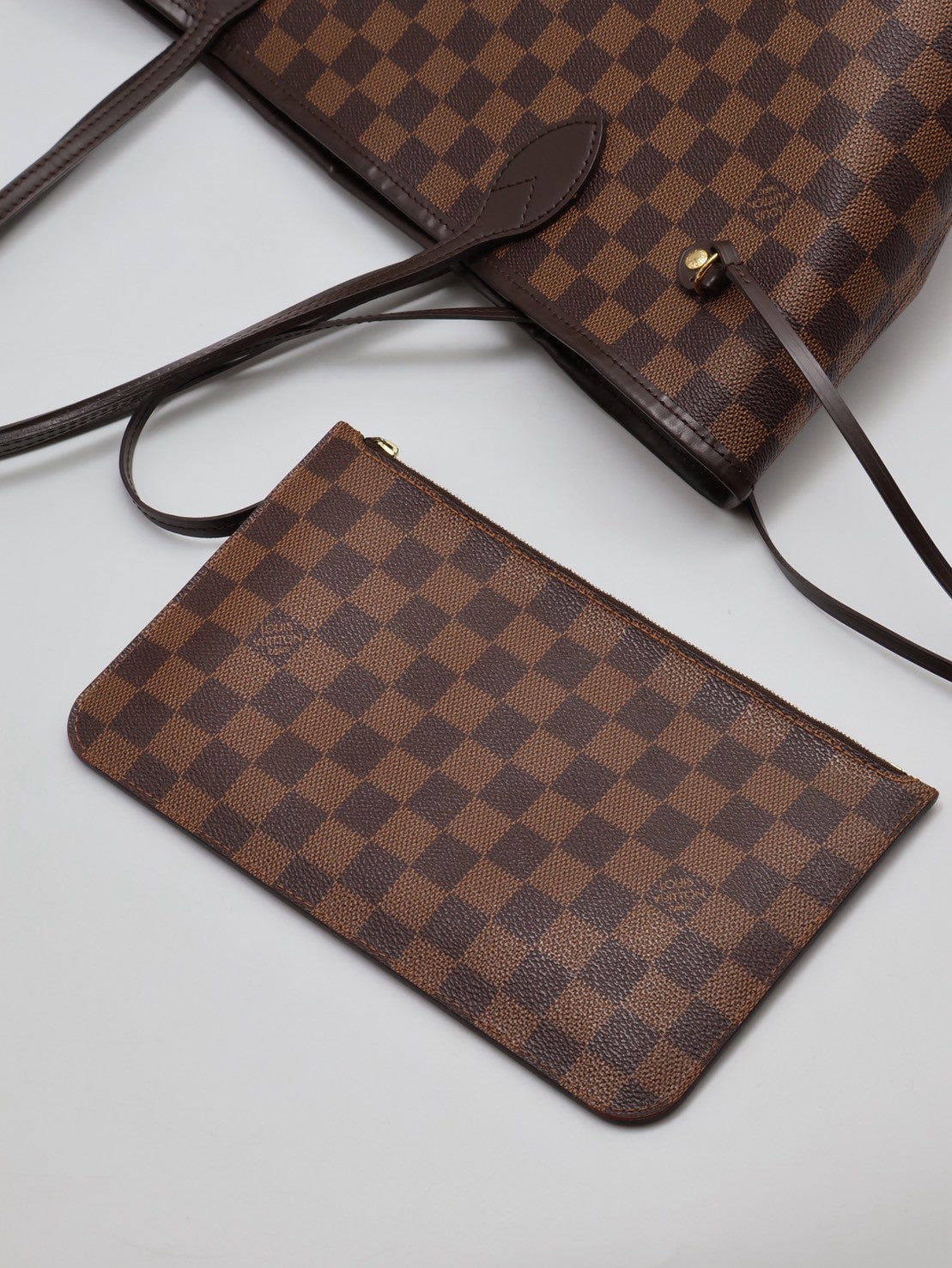 LOUIS VUITTON Neverfull tote - MM棋盤格