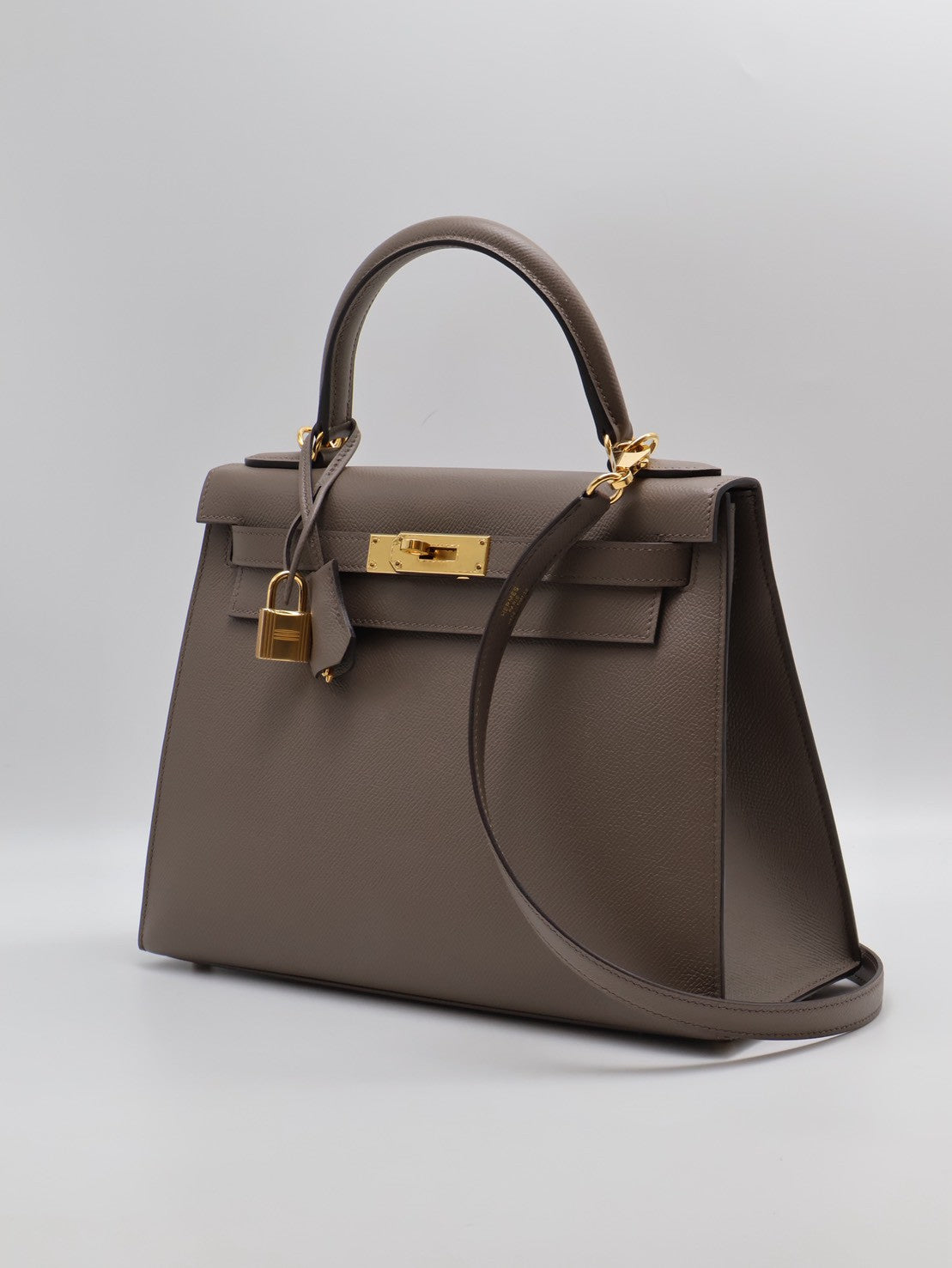 HERMES Kelly 28 - 錫器灰金 U