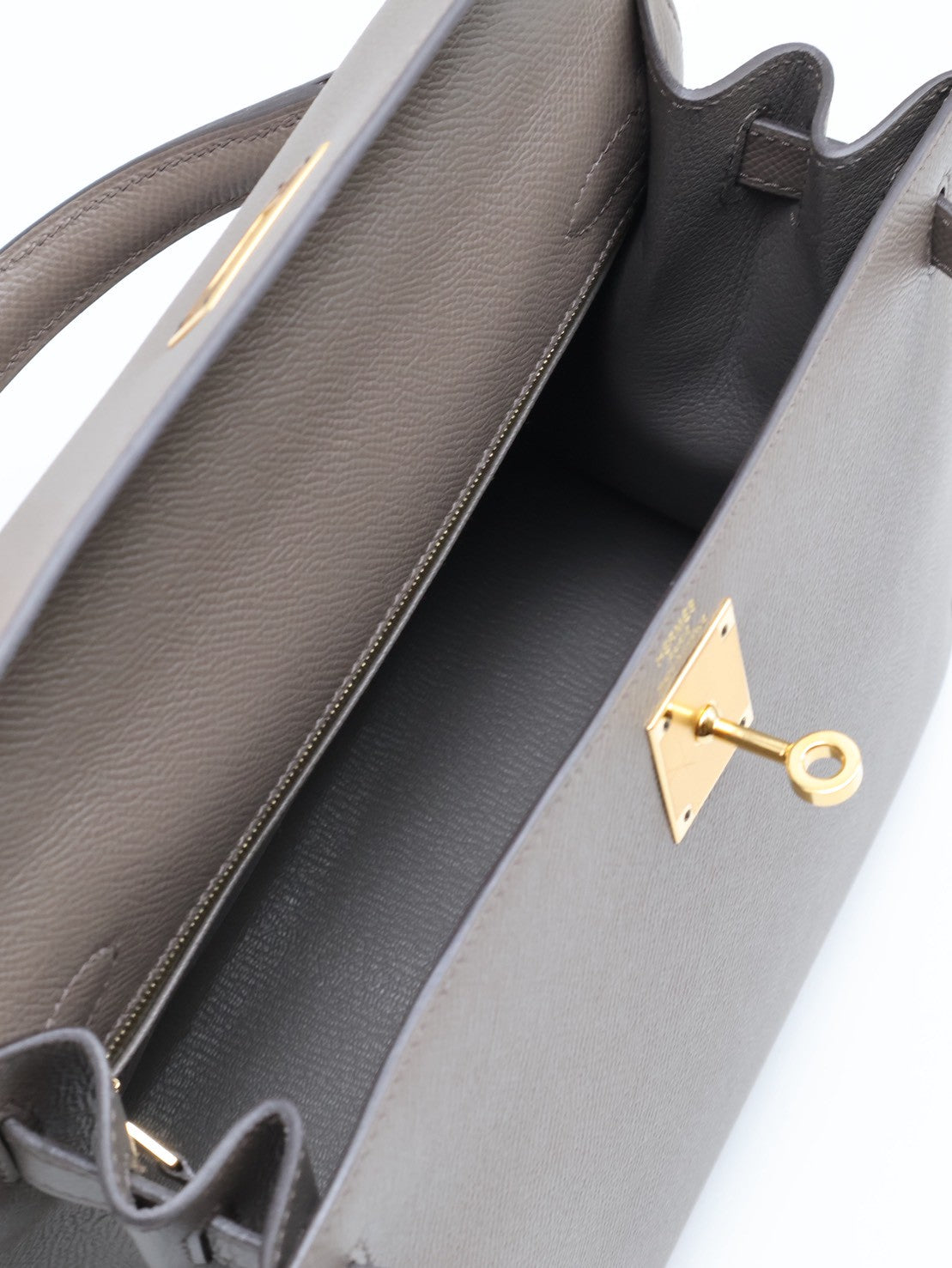 HERMES Kelly 28 - 錫器灰金 U