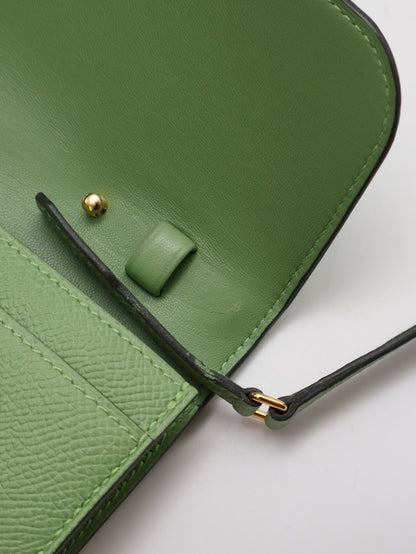 HERMES Constance to go - 牛油果綠金 Z