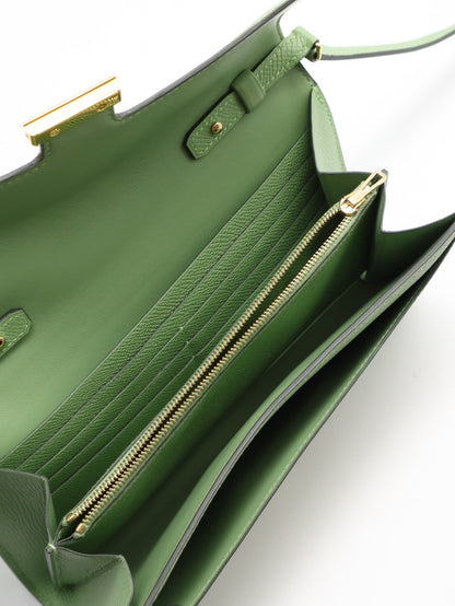 HERMES Constance to go - 牛油果綠金 Z